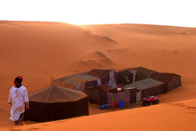 camel trekking in merzouga